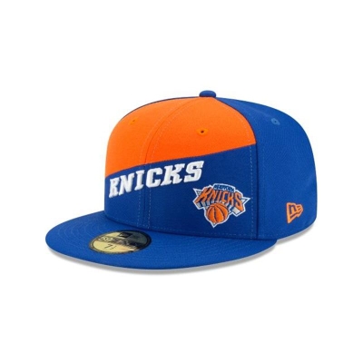 Sapca New Era New York Knicks NBA Color Split 59FIFTY Fitted - Albastri